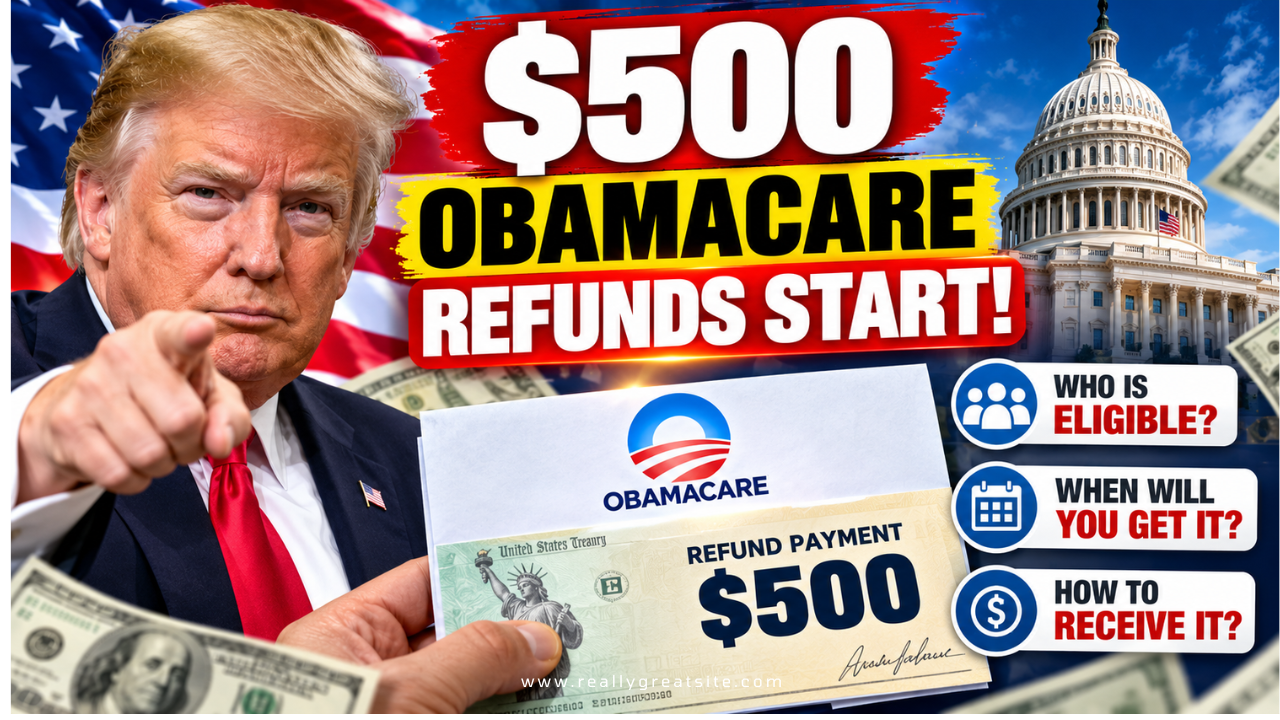 Trump Administration Starts $500 Obamacare Refunds: Who Is Eligible and When Will You Get the Money?